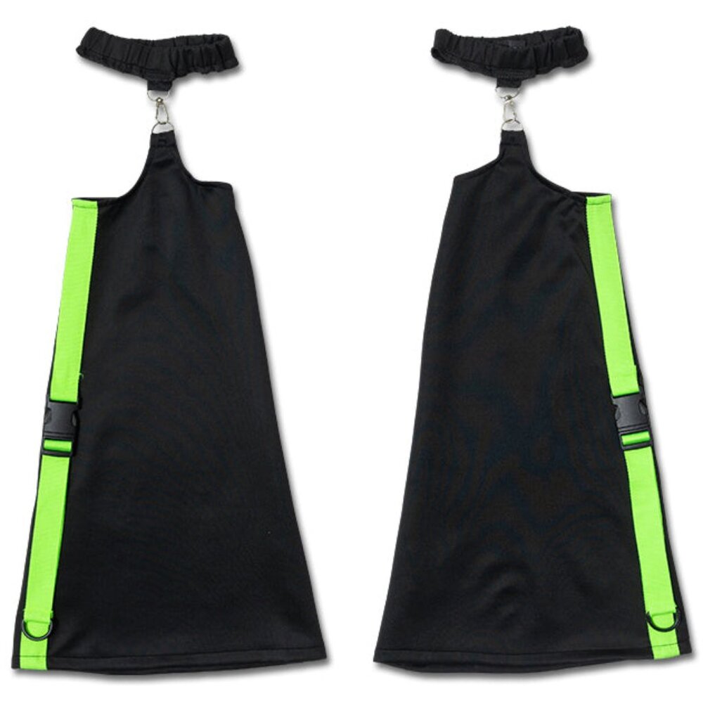ACDC RAG Uzurai Cyberpunk Tech Black Green Leg Warmer